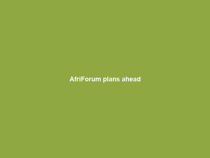 AfriForum plans ahead; Overstrand branch sets up emergency water point at primary school
