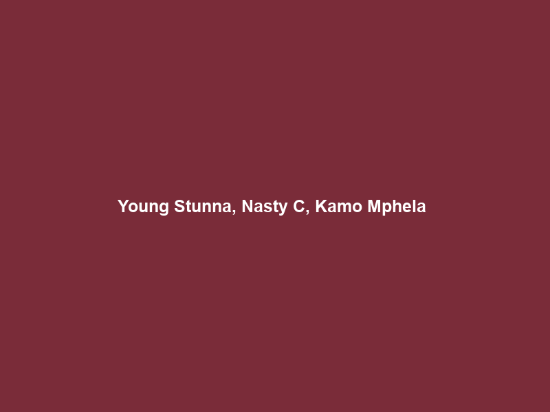 Young Stunna, Nasty C, Kamo Mphela & more headline Basketball Africa League in Pretoria